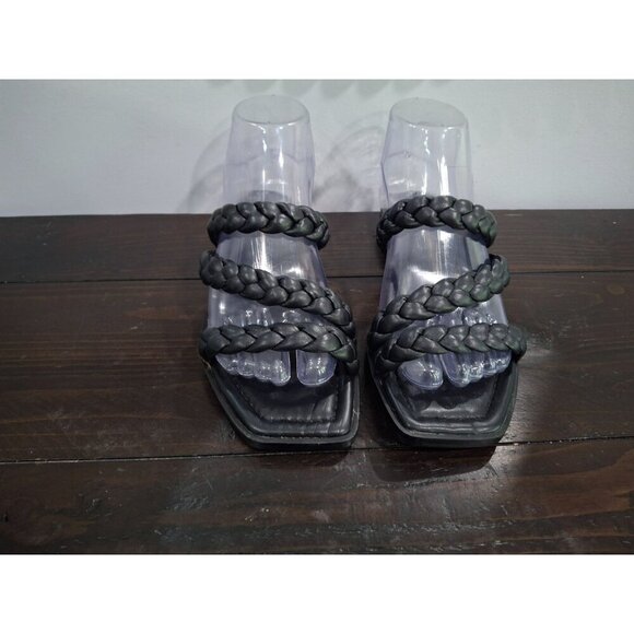 NWOB Doce Vita Iman Black Braided Slide Sandal/Sz. 6 - Picture 5 of 10